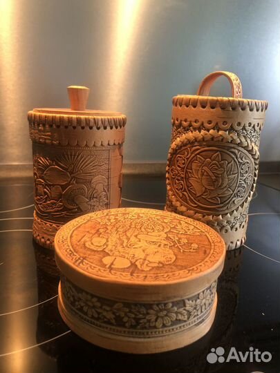 Посуда Туески березовые