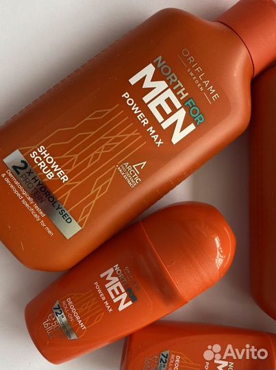 Гель-скраб для душа и дезодорант