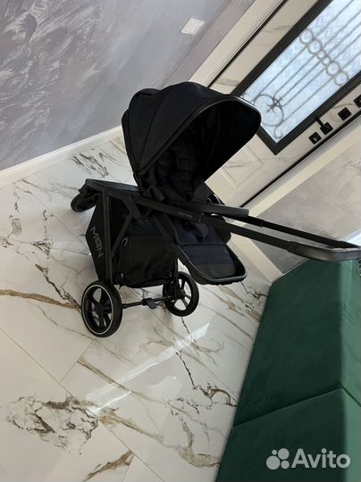 Коляска Moon Kombi Style Navy Melange 2 в 1