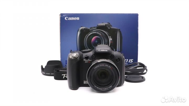 Canon PowerShot SX1 IS в упаковке