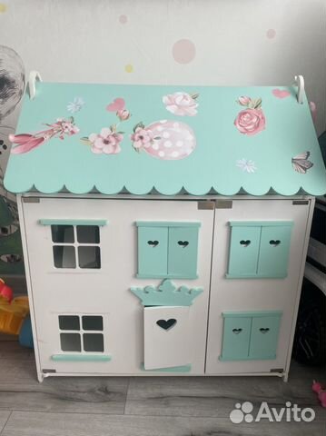 Кукольный домик с мебелью большой