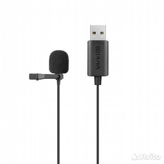 Всенаправленный петличный USB микрофон Boya BY-LM4