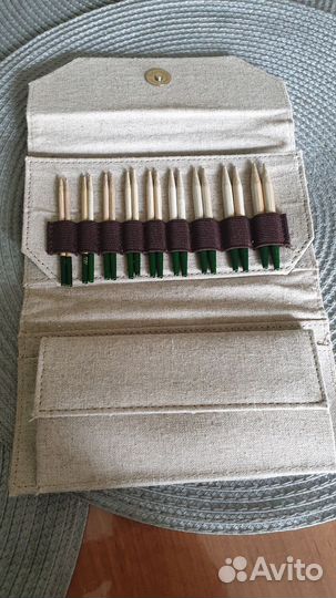 Спицы укороченные, бамбук