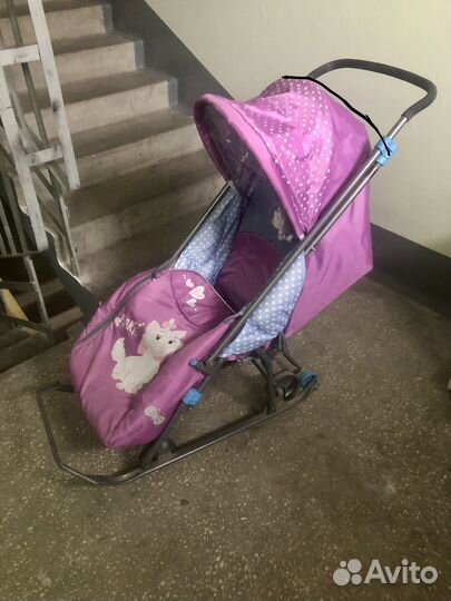 Коляска санки