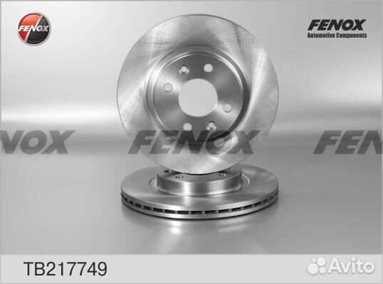 Диск тормозной передний fenox tb217749 для а/м ren