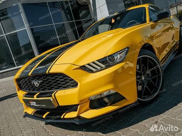 Кованые диски HRE P101 R19 на Ford Mustang