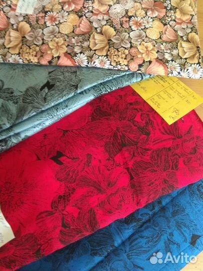 Отрезы ткани х/б сатин СССР