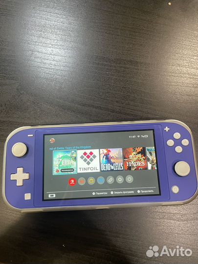Nintendo switch lite прошитая 256