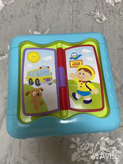 Музыкальный кубик бизиборд для малышей