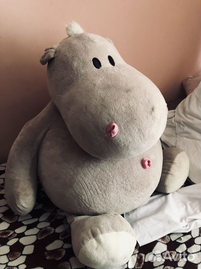 Игрушка бегемот большой