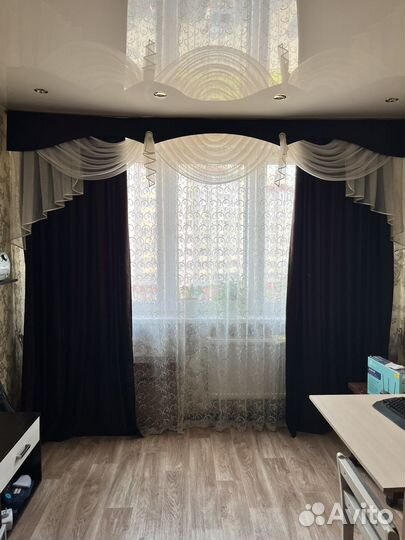 Шторы с ламбрекеном бу