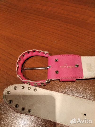 Ремень женский кожаный широкий