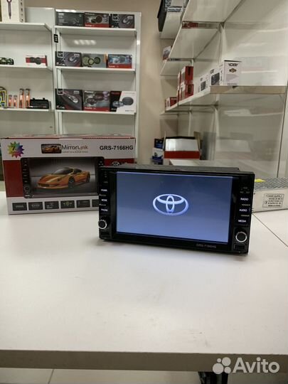 Магнитола 2 din toyota, с блютусом, не андроид