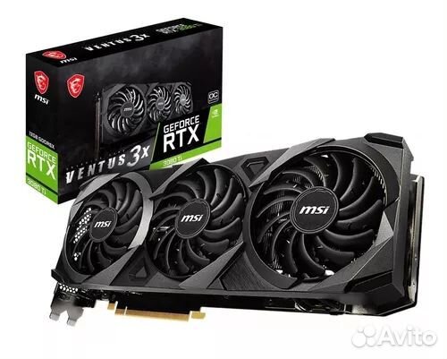 RTX 3080ti MSI Ventus 3x Гарантия