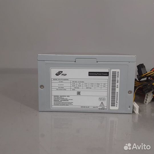 Блок питания FSP ATX-500PNR-I 500Вт