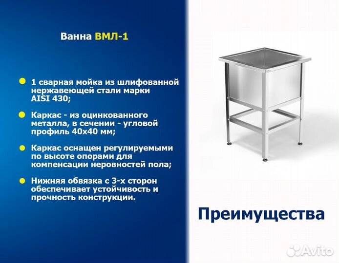 Ванна моечная