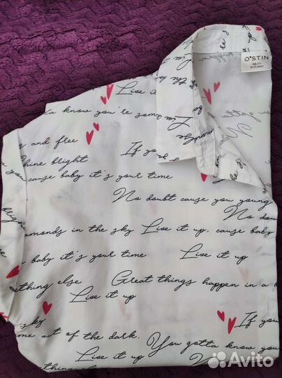 Блузка белая для девочек 146