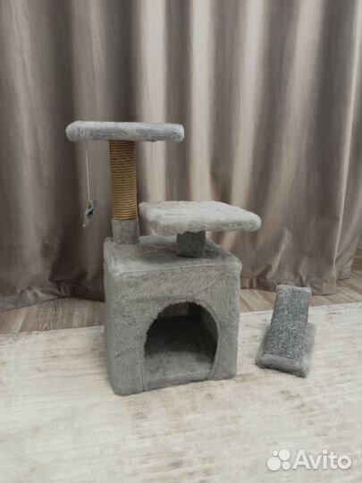 Домик для кошки с когтеточкой