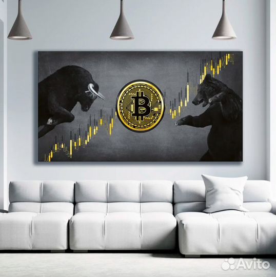 Картина Bitcoin Bulls&Bears