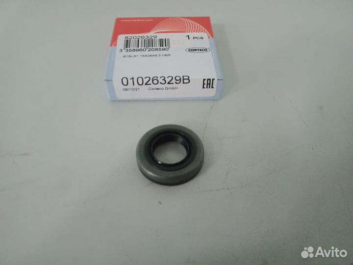 Сальник насоса гур Renault Duster (15x28x6,3)