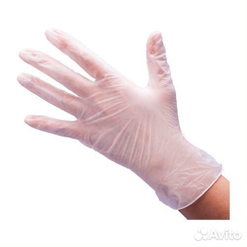 Виниловые перчатки Авиора Xl