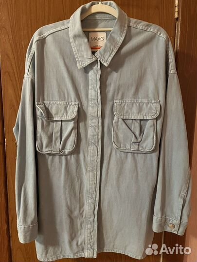 Джинсовая рубашка maag