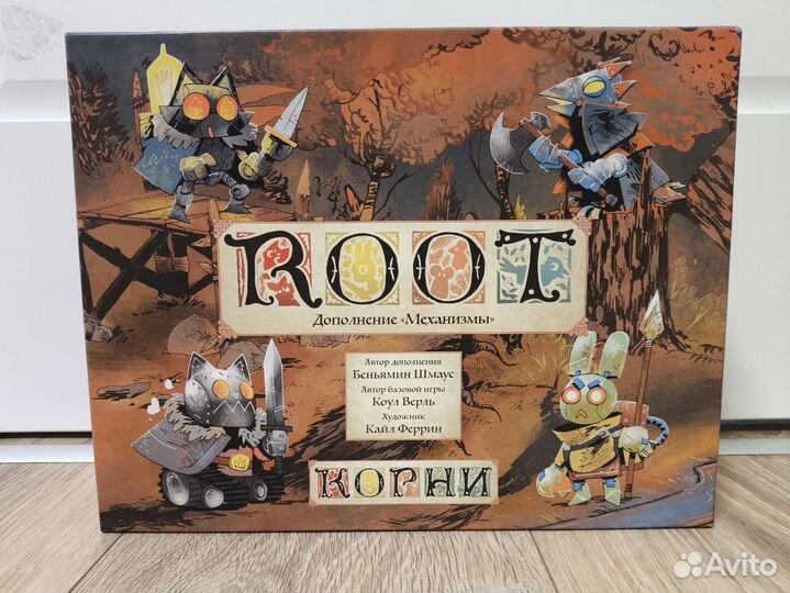 Настольная игра Корни + дополнение Механизмы