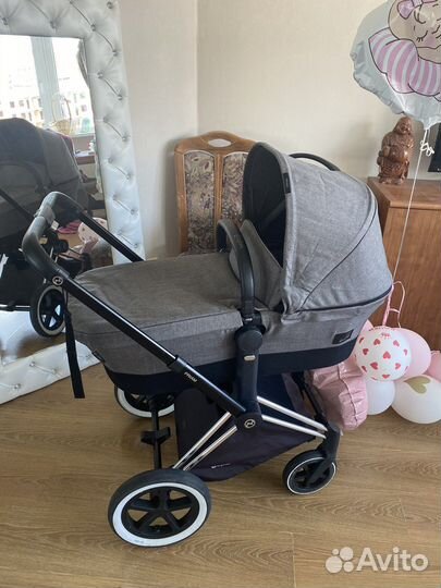 Новая 3 в 1 cybex priam плюс шасси+база isofix