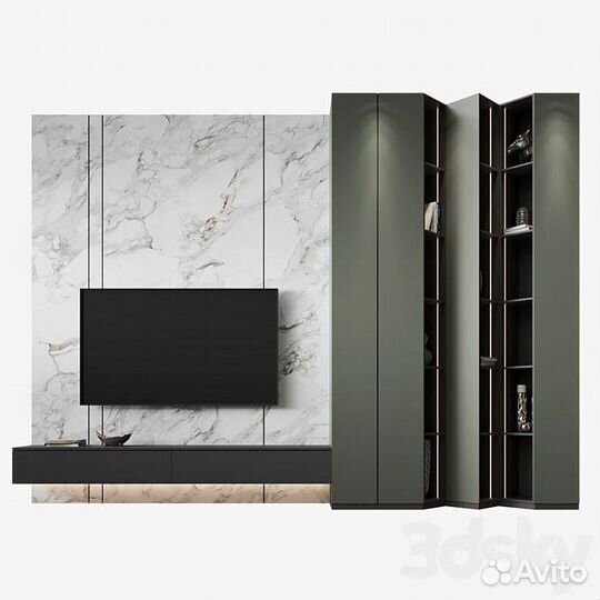 TV зона + шкаф