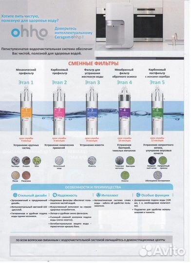 Интеллектуальная водоочистительная система Ceragem
