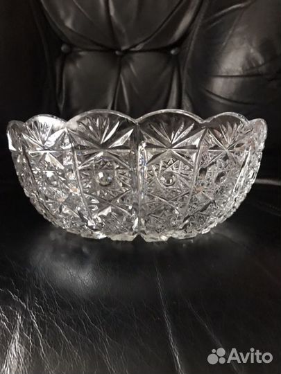 Вазы большие из хрусталя