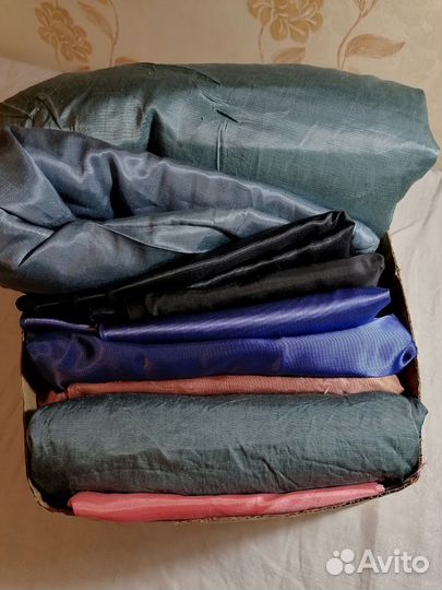 Ткани СССР хлопок, лен, фланель, саржа, мебельная