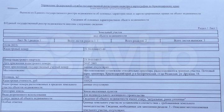 Участок 15 сот. (ИЖС)