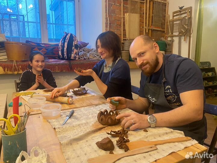 Мастер класс по керамике, живописи