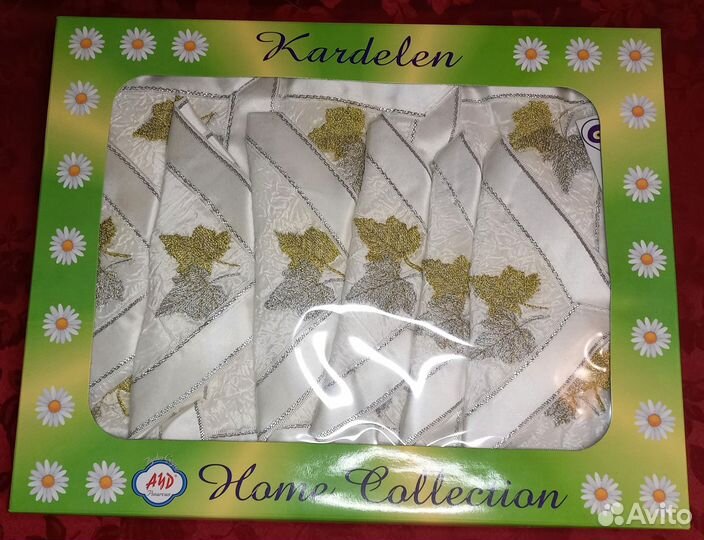 Скатерть праздничная 150х220 с салфетками 12 шт