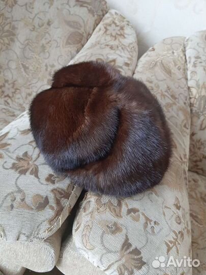 Шляпа меховая из норки