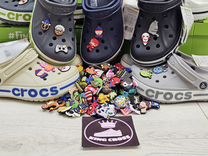 Crocs кроксы + 8 джибитсов в подарок