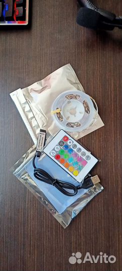Светодиодная лента rgb с пультом 3 метра