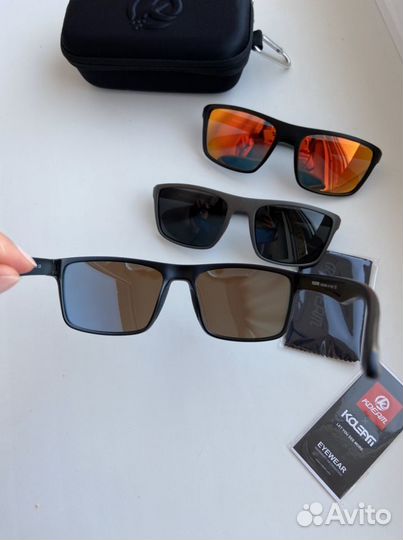Солнцезащитные очки с поляризацией оранжевые