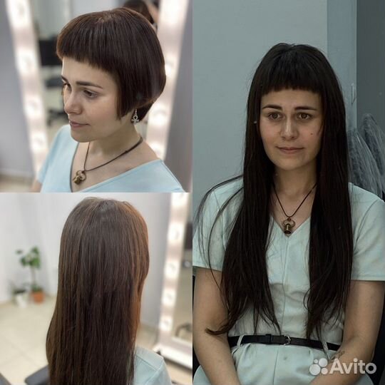 Модель на микрокапсульное наращивание волос