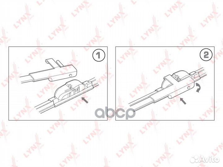 Щётки с/о бескаркасные 650/430мм (компл 2шт) XF