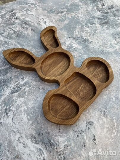 Менажница из дуба Зайка