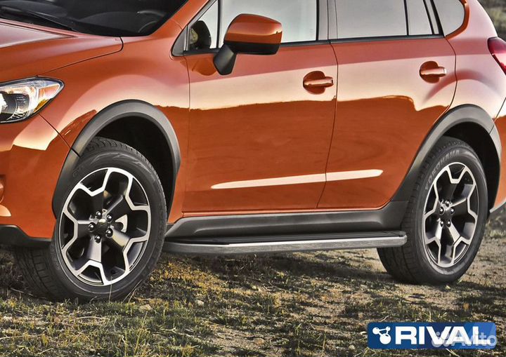 Пороги-подножки Subaru XV 2011-2016 Premium