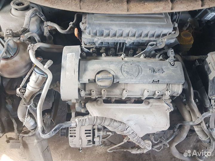 Двигатель шкода фабиа 2 1.4 2011г