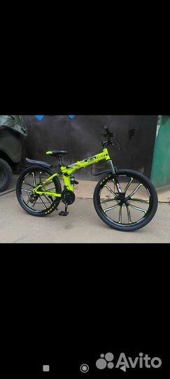 Велосипед складной на литых дисках