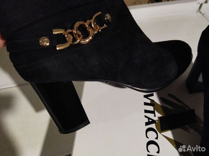 Ботильоны натуральная кожа 39 новые