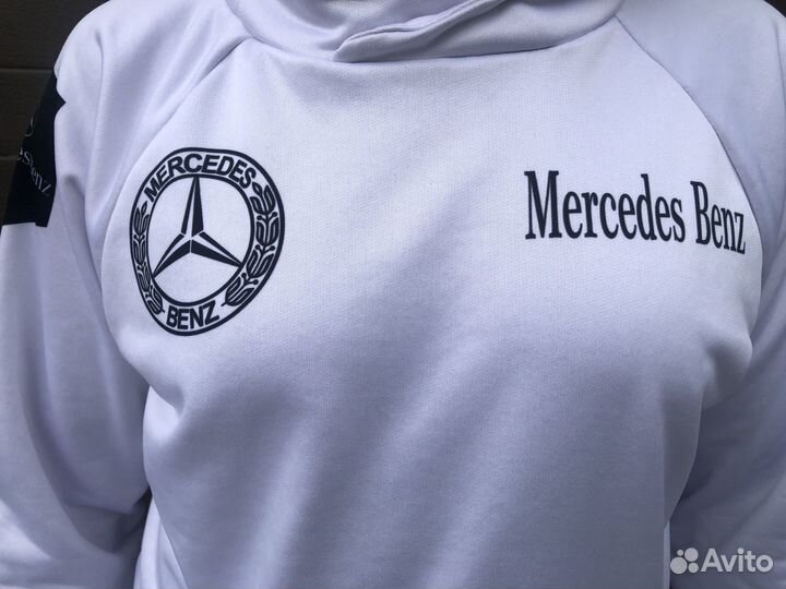 Худи мужское с капюшоном mercedes-benz