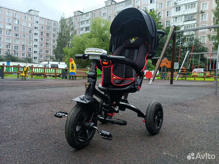 Детский трехколесный велосипед lamborghini