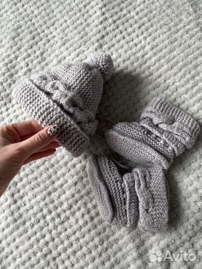 Вязаный конверт ручной работы