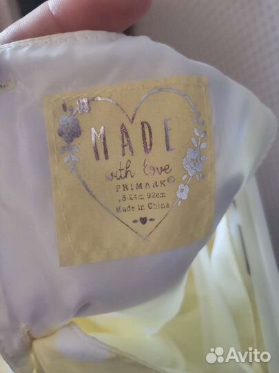 Платье для девочки 92